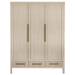 Большой Шкаф Primo Светлый дуб с 3 дверьми и 3 выдвижными ящиками варинант исполнения - 7 | Loft Concept в Самаре