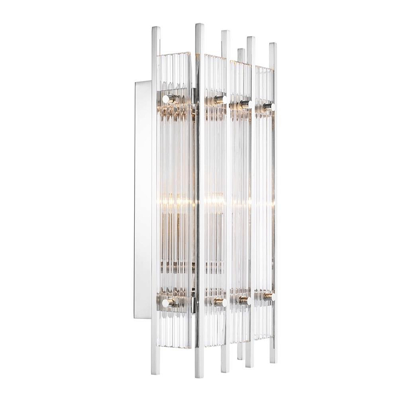 Бра Wall Lamp Sparks S Nickel Никель Прозрачный (Transparent) в Самаре | Loft Concept 