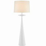 Торшер белый с фигурным каркасом Bleached Element варинант исполнения - 1 | Loft Concept в Самаре