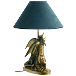 Настольная лампа с абажуром Дракон Green Dragon Синий абажур варинант исполнения - 1 | Loft Concept в Самаре