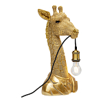 Настольная лампа в детскую Жираф в золотом костюме варинант исполнения - 1 | Loft Concept в Самаре