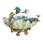 Чаша в виде листка лотоса с птицами Eden Garden варинант исполнения - 4 | Loft Concept в Самаре