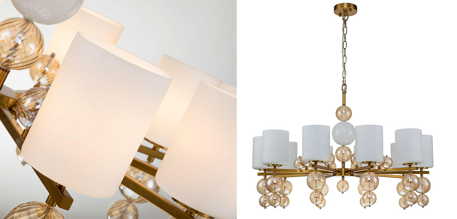 Люстра Blown Glass Balloons Chandelier 10 Люстра Blown Glass Balloons Chandelier 10 - Loft-Concept в Самаре