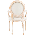 Стул с подлокотниками из массива бука бежевый Solid Luxury варинант исполнения - 2 | Loft Concept в Самаре