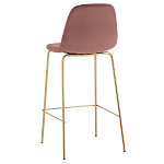 Барный стул на золотистых ножках VENDRAMIN Pink варинант исполнения - 4 | Loft Concept в Самаре