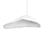 Подвесной светильник с асимметричным волнообразным абажуром и фактурной бахромой по краю Tactile Line варинант исполнения - 10 | Loft Concept в Самаре