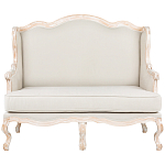 Диван двухместный из массива бука бежевый Solid Luxury варинант исполнения - 1 | Loft Concept в Самаре