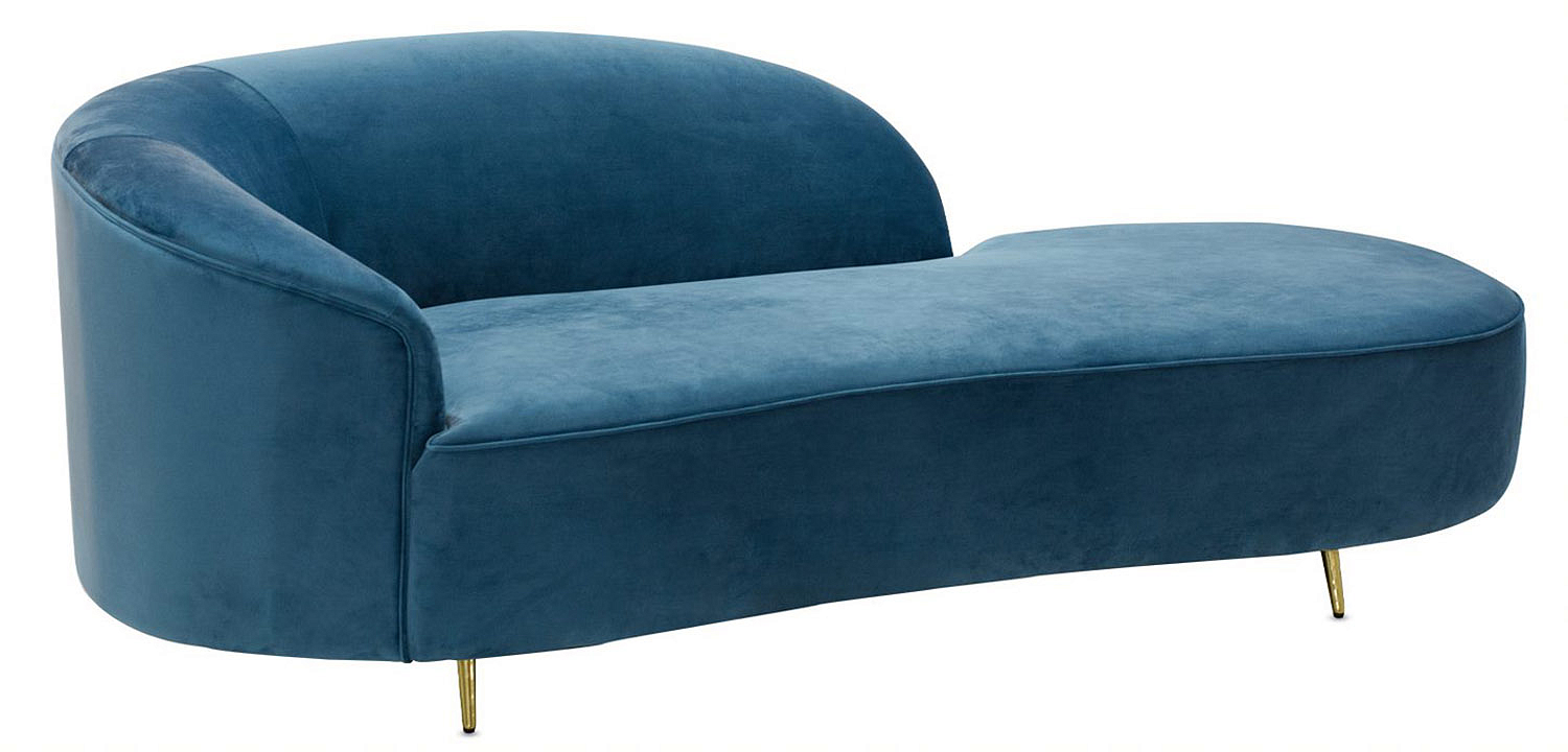 Диван Salvaire Lounge Sofa blue Диван Salvaire Lounge Sofa blue - Loft-Concept в Самаре
