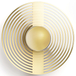 Бра в виде металлического диска Amadis Gold Wall Lamp варинант исполнения - 3 | Loft Concept в Самаре