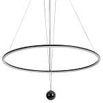 Светодиодная люстра Black LED Circle and Ball Lamp варинант исполнения - 1 | Loft Concept в Самаре