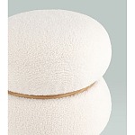 Пуф Полли S тедди белый варинант исполнения - 3 | Loft Concept в Самаре