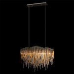 Люстра подвесная с металлическими цепочками и изогнутыми металлическими дугами 72 см Atlantis Chain варинант исполнения - 3 | Loft Concept в Самаре