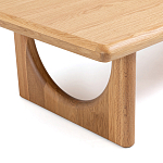 Стол журнальный из массива и шпона дуба Oak Essence Carden варинант исполнения - 4 | Loft Concept в Самаре