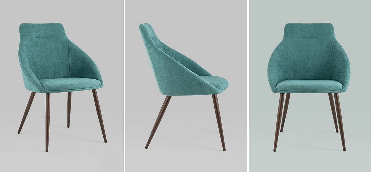 Стул Queenie Chair Голубой Цвет Стул Queenie Chair Голубой Цвет - Loft-Concept в Самаре
