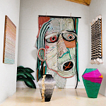 Арт-Объект плетеный из нитей большой портрет Joana Schneider  варинант исполнения - 1 | Loft Concept в Самаре