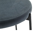 Стул металлический с мягкой спинкой и сиденьем из велюра Alfie Chair варинант исполнения - 7 | Loft Concept в Самаре