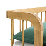 Кровать из массива дуба с пружинным блоком Mateta варинант исполнения - 6 | Loft Concept в Самаре