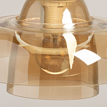 Подвесной светильник с двухъярусным плафоном цвета янтарь Honey Layer варинант исполнения - 8 | Loft Concept в Самаре