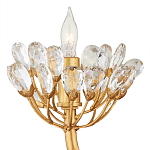 Люстра золотая в виде растения Golden Flower Glade варинант исполнения - 2 | Loft Concept в Самаре