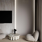 Гипсовая 3D Панель M-16 варинант исполнения - 1 | Loft Concept в Самаре