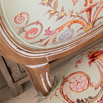 Стул из массива бука светло-зеленый с растительным орнаментом Raffael Angel Green Chair варинант исполнения - 2 | Loft Concept в Самаре