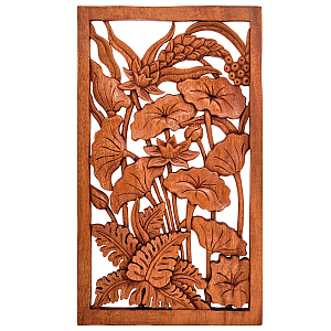 Панно из дерева Flower Panel With Trees