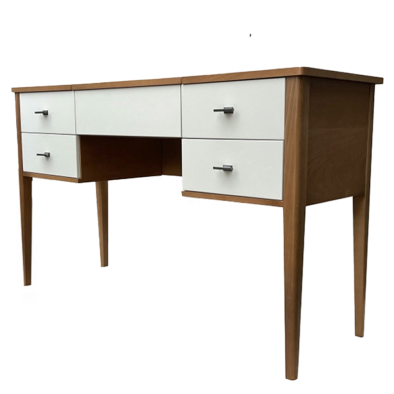 Стол письменный из массива бука Tasteful Furniture Table Коричневый Слоновая кость  в Самаре | Loft Concept 