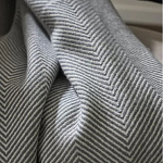 Плед из шерсти мериноса серого цвета 130×180 см Gray Waves варинант исполнения - 6 | Loft Concept в Самаре