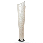 Торшер из перламутра на металлическом каркасе Indonesian Spiral варинант исполнения - 1 | Loft Concept в Самаре