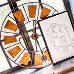 Часы настенные из металла в стиле лофт Clock with History варинант исполнения - 3 | Loft Concept в Самаре