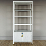 Стеллаж со стеклянными полками Elsa Dreams White варинант исполнения - 6 | Loft Concept в Самаре