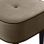 Квадратный мягкий пуф на черных ножках Winton Pouf Square варинант исполнения - 2 | Loft Concept в Самаре