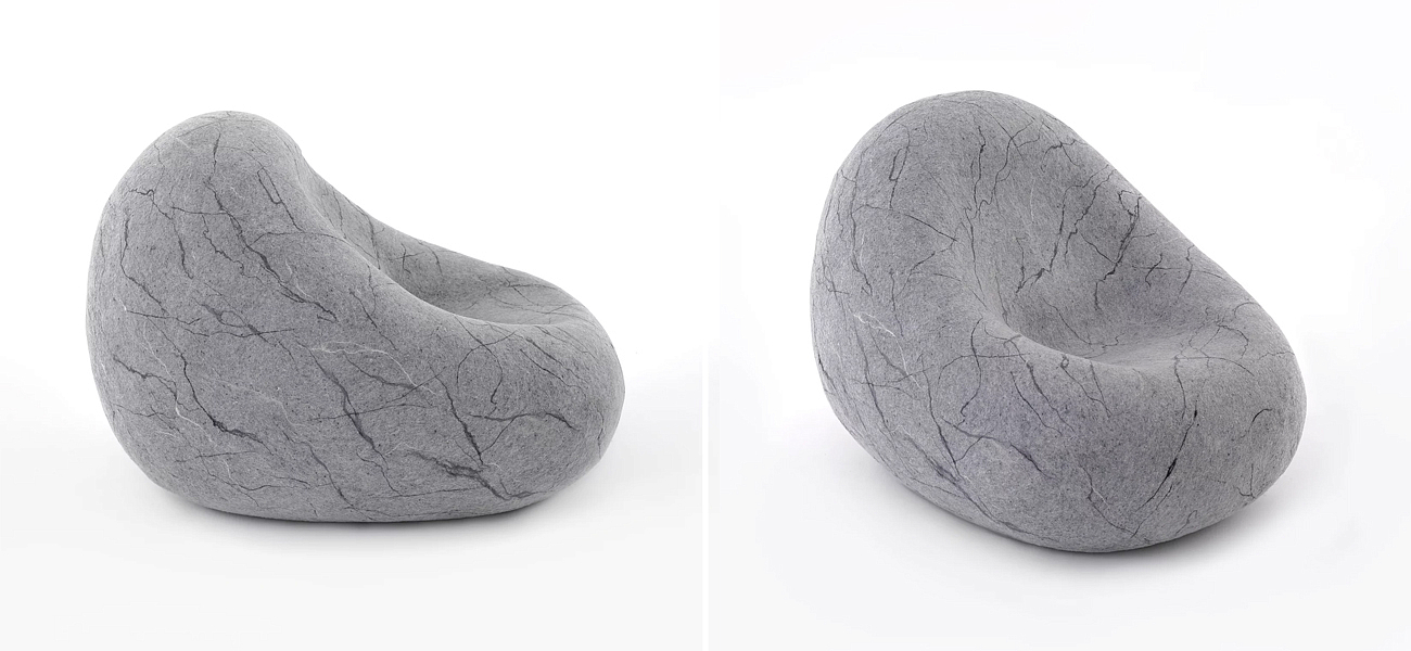 Кресло - Камень из Валяной шерсти KATSU STONE CAPSULE Кресло - Камень из Валяной шерсти KATSU STONE CAPSULE - Loft-Concept в Самаре