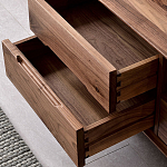 Тумба под телевизориз массива дерева TV Stand made of Walnut Wood варинант исполнения - 7 | Loft Concept в Самаре