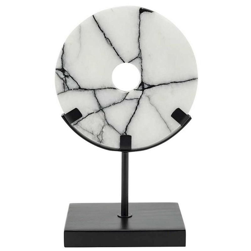 Статуэтка Disk Madison On Stand Черный Белый Статуэтка Disk Madison On Stand Черный Белый в Самаре | Loft Concept