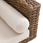 Трехместный садовый диван из плетеного пластика Matteo варинант исполнения - 3 | Loft Concept в Самаре