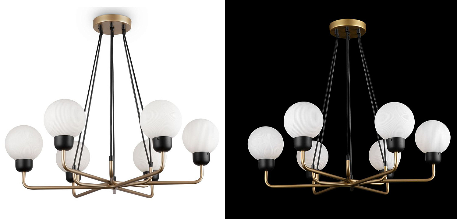 Люстра Andresa Chandelier 6 Balls Люстра Andresa Chandelier 6 Balls - Loft-Concept в Самаре