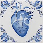 Плитка с узором Мое сердце варинант исполнения - 2 | Loft Concept в Самаре