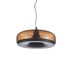 Подвесной светильник с стеклянным плафоном LED 42W 3000K Glass Textured Lampshade варинант исполнения - 2 | Loft Concept в Самаре