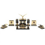 Настольный письменный набор из яшмы и долерита в подарочной упаковке Manager Organizer варинант исполнения - 3 | Loft Concept в Самаре