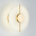 Бра с плафоном из камня в форме диска Buccio Stone Disk Wall Lamp варинант исполнения - 2 | Loft Concept в Самаре