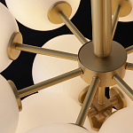 Люстра круглая со стеклянными сферами Maleficent варинант исполнения - 3 | Loft Concept в Самаре