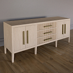 Буфет Primo с тремя ящиками и двумя фасадами Светлый дуб варинант исполнения - 2 | Loft Concept в Самаре