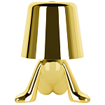 Настольная лампа фигурная цвета золото с гладким абажуром Высота 17 см Sophia варинант исполнения - 6 | Loft Concept в Самаре