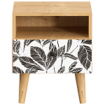 Прикроватная тумба с изображением на ящике Elise Nightstand варинант исполнения - 19 | Loft Concept в Самаре