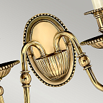 Бра с 2-мя бежевыми абажурами в классическом стиле Hinkley варинант исполнения - 5 | Loft Concept в Самаре