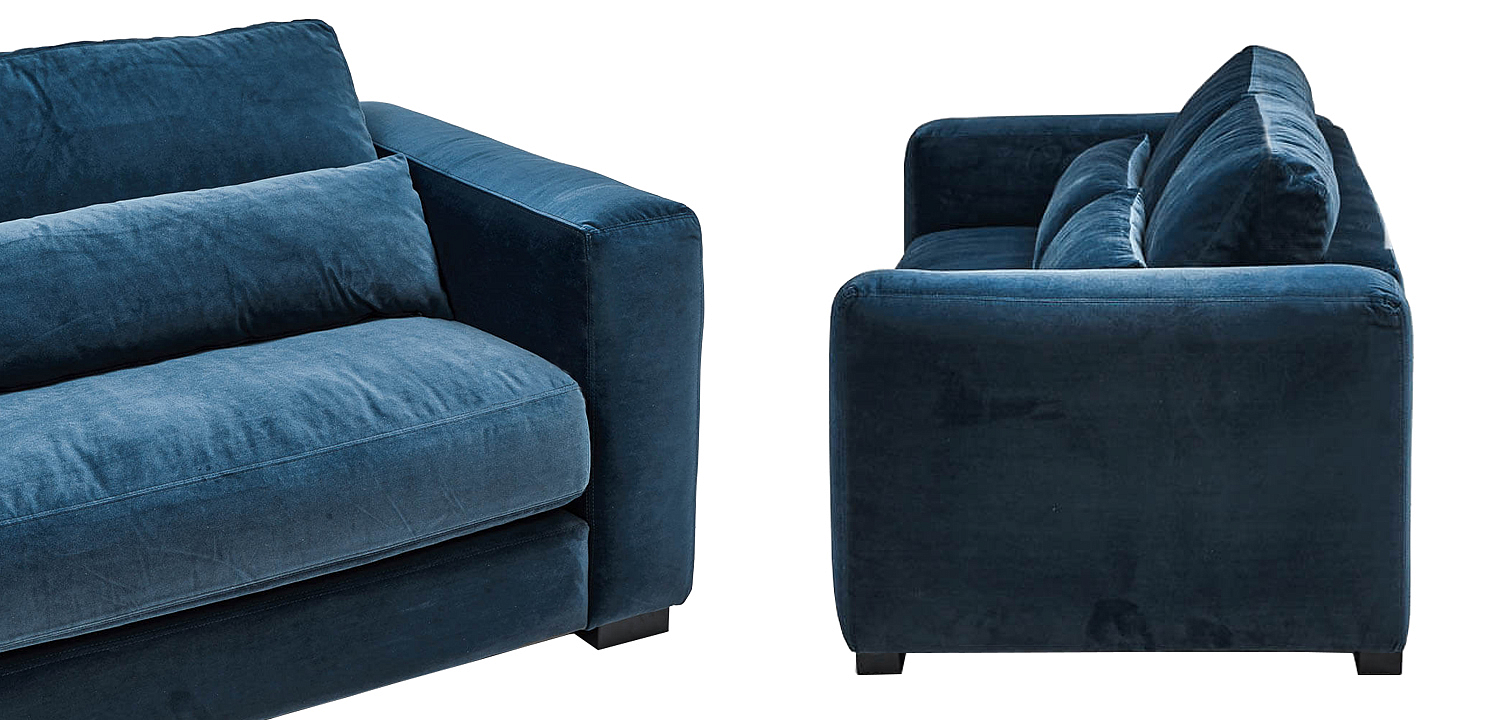 Диван Kleber Sofa blue Диван Kleber Sofa blue - Loft-Concept в Самаре