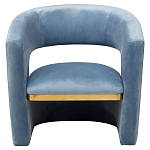 Кресло голубое Walsh Blue Armchair варинант исполнения - 3 | Loft Concept в Самаре