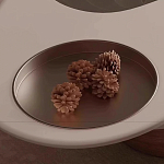 Журнальный столик фигурный со стеклянной столешницей Table Drop варинант исполнения - 6 | Loft Concept в Самаре