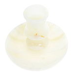 Подсвечник в виде чаши из натурального камня оникс Stone Candlestick варинант исполнения - 2 | Loft Concept в Самаре